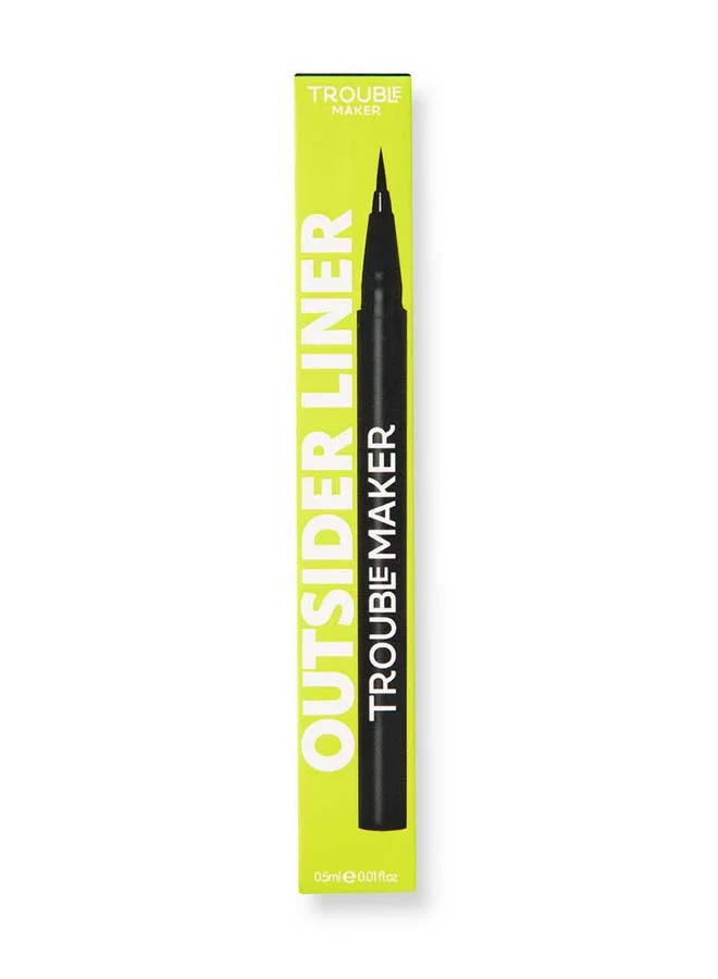 صانع المتاعب Outsider Liquid Eyeliner Pen Black